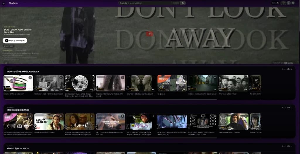 Shortmox website screenshot